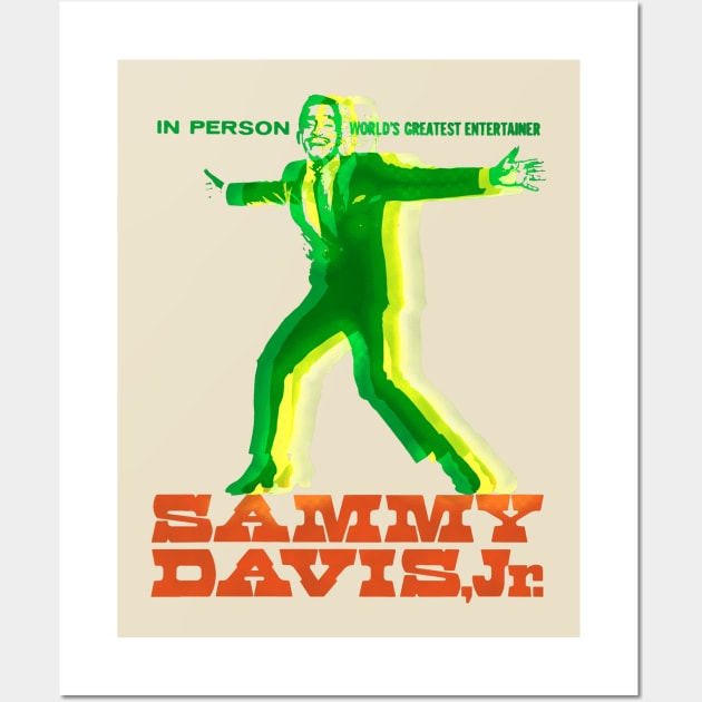 Sammy Davis Jr Wall Art by HAPPY TRIP PRESS